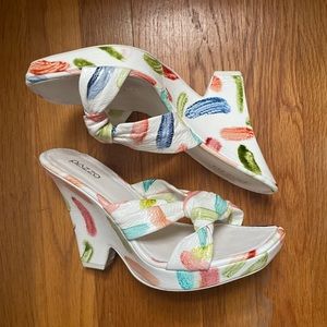 Pazzo water color heels